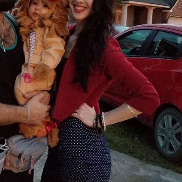 Burgundy Crop Blazer ❤️ - Picture 4 of 4